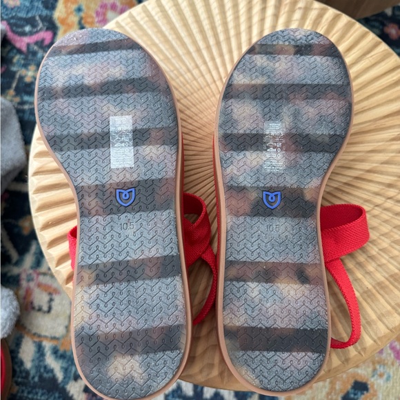 Rothy's The Lightweight Wedge Sandals Red Hot Woven size 10.5 - Picture 7 of 8